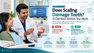 Does scaling damage or loosen teeth — the myth explained